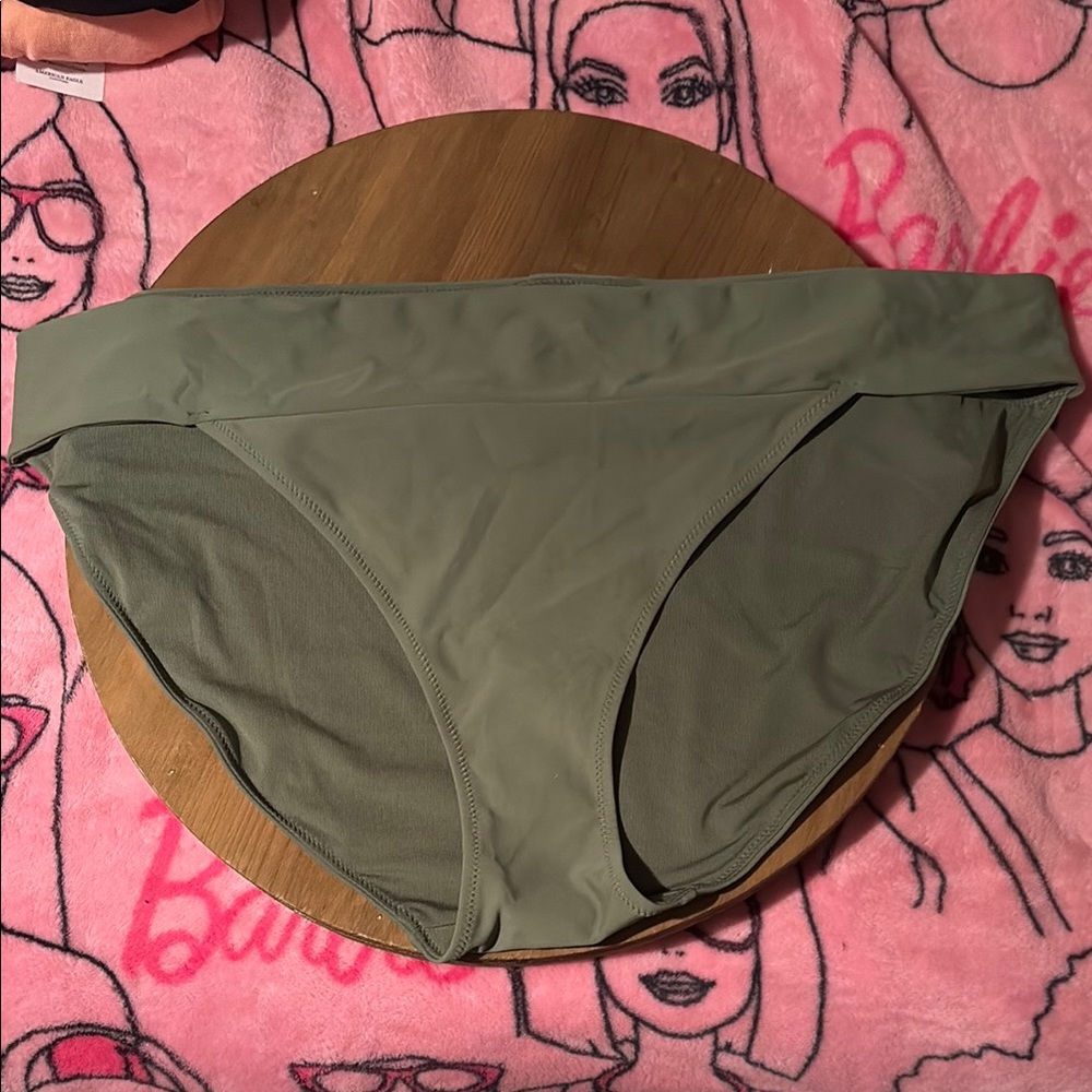 Aerie Green Bikini Bottom Classic Swimwear